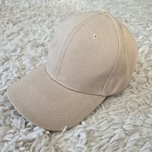 Minimalist Tan Baseball Cap | Neutral Adjustable Dad Hat